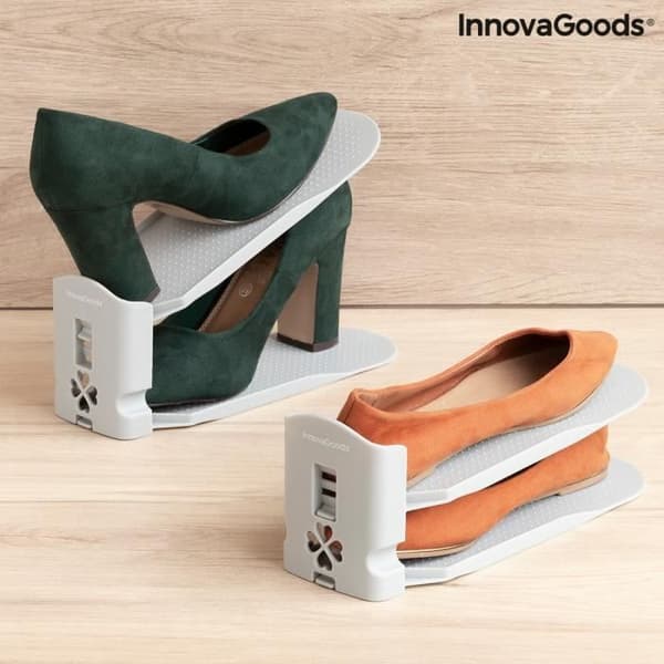 InnovaGoods Sholzzer justerbart skoställ med 6 enheter