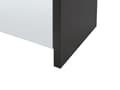 Miniatyrbillede 9 af 9: Skoskab sort MDF panel glas 63 x 103 x 17 spejl 3 rum gang moderne stil