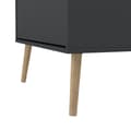 Miniatyrbild 6 av 10: Bodo skoskåp 3 klappdörrar matgrå.