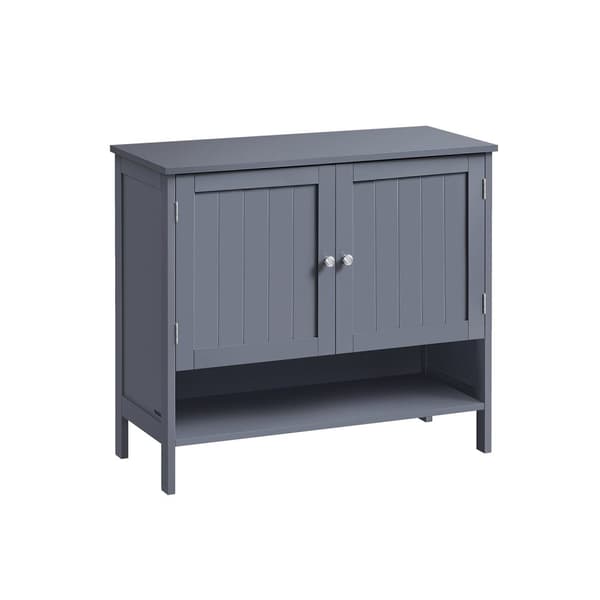 Skodabinet landstil 35 x 80 x 70 cm leigrijs