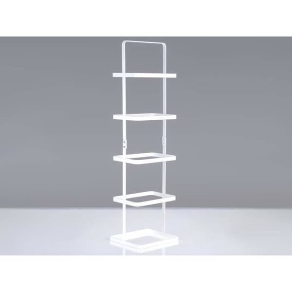 Yamazaki Home 5-vånings skoställ Skoställ Vit 22,0 x 77,0 x 14,5 cm