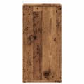 Miniatyrbilde 6 av 11: vidaXL Skoskap 2 stk gammelt tre 32x35x70 cm konstruert tre