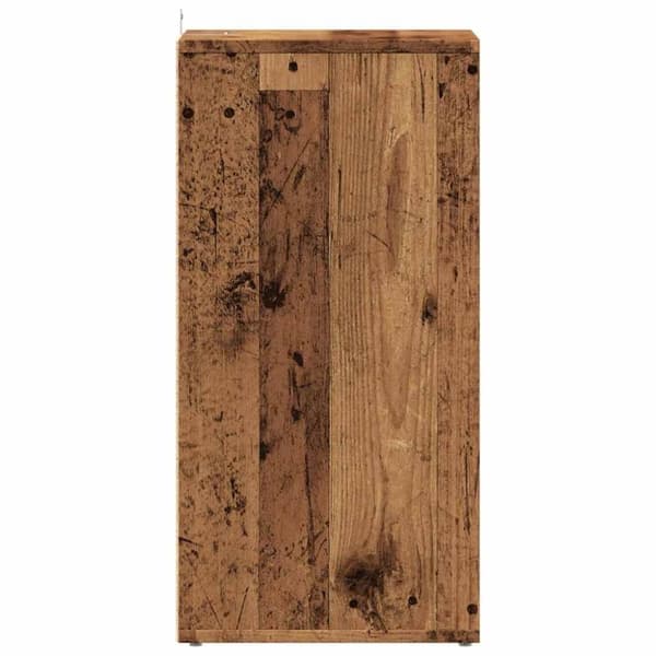 vidaXL Skoskap 2 stk gammelt tre 32x35x70 cm konstruert tre