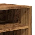 Miniatyrbilde 9 av 11: vidaXL Skoskap 2 stk gammelt tre 32x35x70 cm konstruert tre