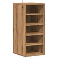 Miniatyrbilde 3 av 11: vidaXL Skoskap artisan eik 32x35x70 cm konstruert tre