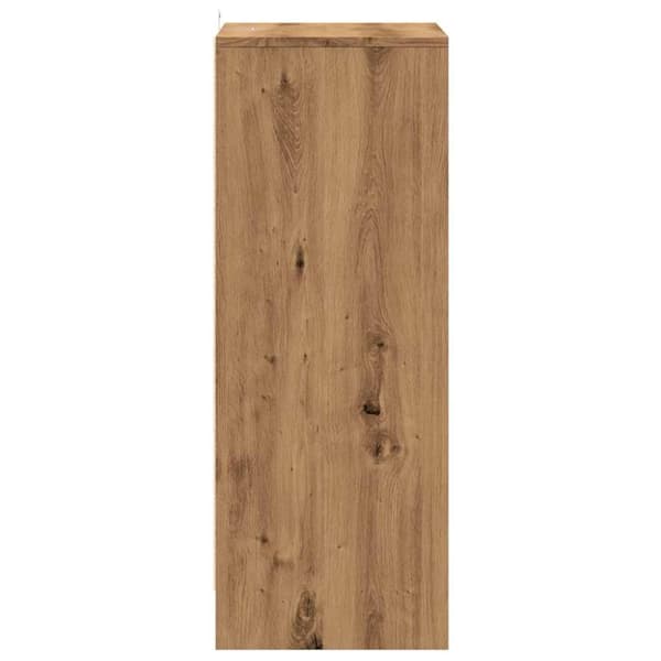 vidaXL Kenkäkaappi artesaani tammi 60x35x92 cm tekninen puu
