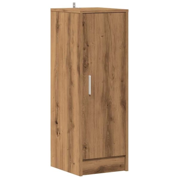 vidaXL Skoskap artisan eik 32x35x92 cm konstruert tre