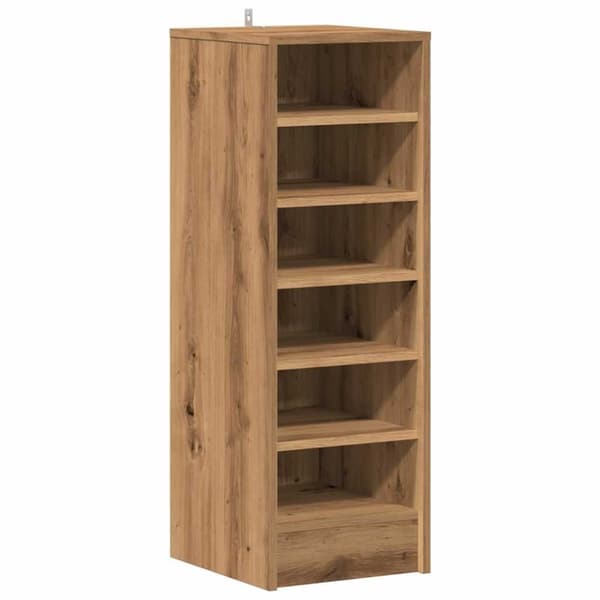 vidaXL skoskab 32x35x92 cm konstrueret træ kunsteg