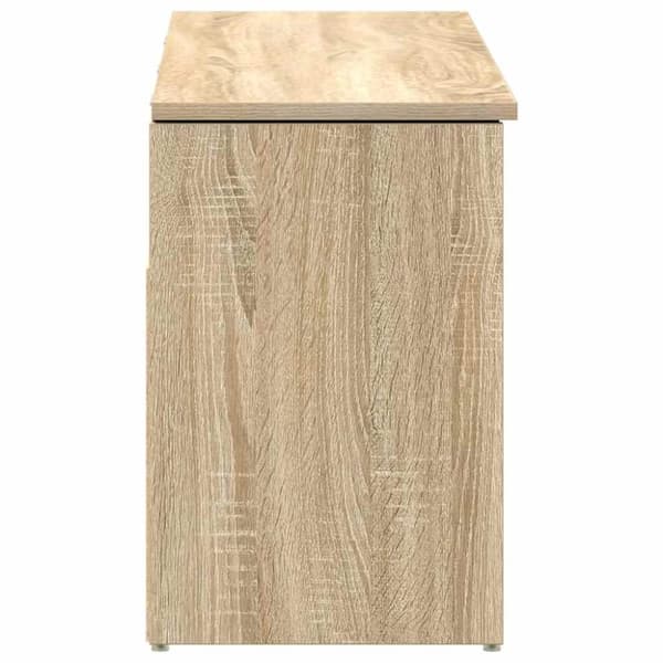 vidaXL skobænk 102x30,5x45 cm konstrueret træ sonoma-eg