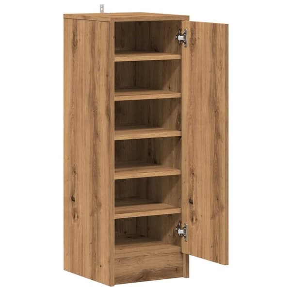 vidaXL skoskab 32x35x92 cm konstrueret træ kunsteg