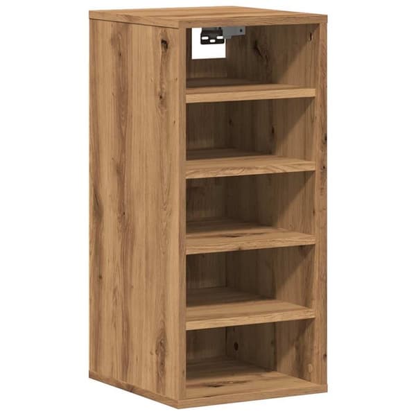 vidaXL skoskabe 2 stk. 32x35x70 cm konstrueret træ kunsteg