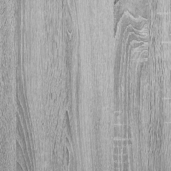 vidaXL skobænk 102x30,5x45 cm konstrueret træ grå sonoma-eg