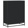 Miniatyrbillede 7 af 11: vidaXL skoskab 75x38x97,5 cm konstrueret træ og metal sort