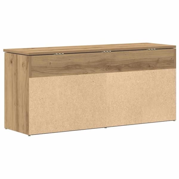 vidaXL Kenkäteline artesaani tammi 102x30,5x45 cm tekninen puu
