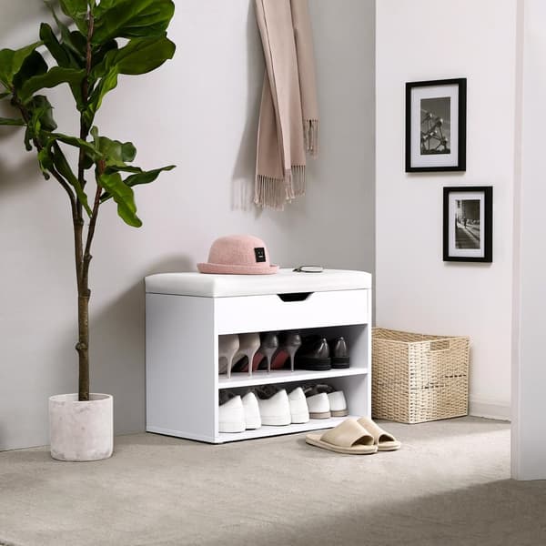 Shoe Bank - Opdateret - 2 rum - 1 skuffe - Hvid
