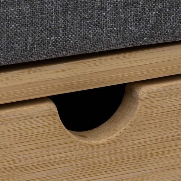 Banc Rangering - Skor - 5five - Jano - 2 Lådor - Bambu - Naturlig - 74cm