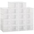Miniatyrbild 1 av 7: Rootz Modular Shoe Storage Boxes - Skoskåp - Transparenta arrangörer - Hållbar plast - 25L x 35W x 19 timmar cm