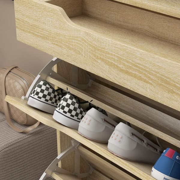 Rootz Shoe Cabinet - Lagringsenhet - Entryway Organizer - Justerbar design - 89L X 23W X 96H CM