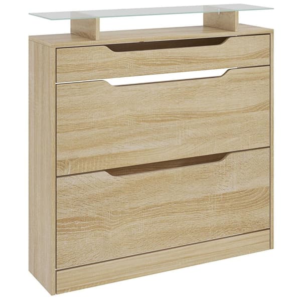 Rootz Shoe Cabinet - Lagringsenhet - Entryway Organizer - Justerbar design - 89L X 23W X 96H CM