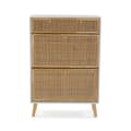 Miniatyrbild 4 av 6: Skoställ Versa Vega Rattan Paulowniaträ 25,5 x 106 x 70 cm