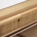 Miniatyrbild 5 av 6: Skoställ Versa Vega Rattan Paulowniaträ 25,5 x 106 x 70 cm
