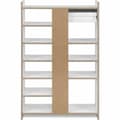Miniatyrbillede 6 af 6: Skostativ MÜNSTER Hvid Rektangulær 71,5 x 25 x 109 cm