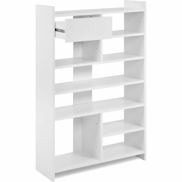 Kenkäteline MÜNSTER Valkoinen Suorakulmainen 71,5 x 25 x 109 cm