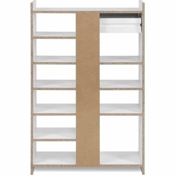 Kenkäteline MÜNSTER Valkoinen Suorakulmainen 71,5 x 25 x 109 cm
