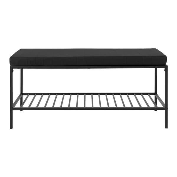 Rootz Sleek Bench - Hallway Seat - Entryway Stool - Bekväm kudde - 100 cm x 36 cm x 48,5 cm