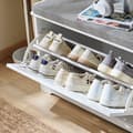 Pikkukuva 6 / 6: Rootz Shoe Storage Bench - kenkäkaappi - Enträänijärjestelmä - Avaruuteen säästävä muotoilu - 110x52x30cm - mukavuusistuimet tyynyllä