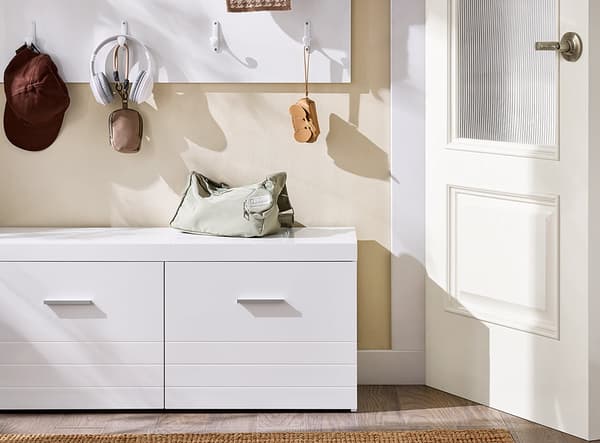 Rootz Shoe Storage Bench - Shoe Organizer - Shoe Rack - Justerbara fack - 100x45x35cm - Skyddar golv