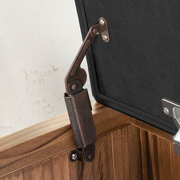 Rootz Pine Storage Bench - Shoe Rack - Hallway Organizer - High Stability - 90x75x35cm