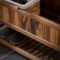 Miniatyrbild 8 av 9: Rootz Pine Storage Bench - Shoe Rack - Hallway Organizer - High Stability - 90x75x35cm
