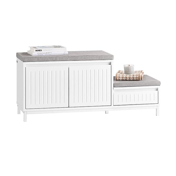 Rootz Shoe Bench - Sko Tipper - Fodtøjsarrangør - Max 181 kg - MDF - 100x42x35cm - Rigelig opbevaring og børnevenlig design