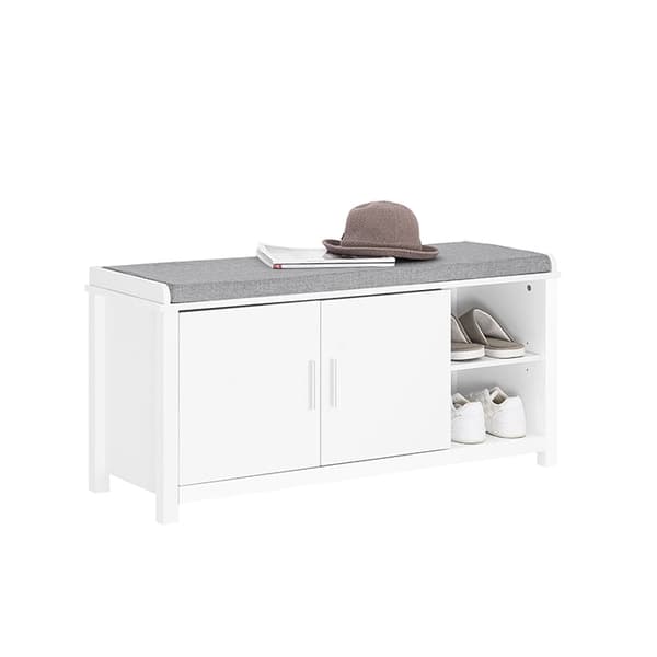 Rootz Shoe Storage Bench - kenkäteline - Järjestäjä - Mukava tyyny - 110x45x40cm
