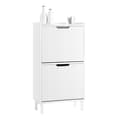 Miniatyrbillede 1 af 7: Rootz Shoe Cabinet - Shoe Organizer - Shoe Rack - Rumbesparende design - 50x90x19cm - Ideel til indgangsområder
