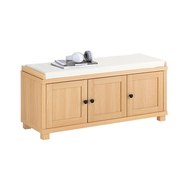 Rootzin käytäväpenkki - kenkävarastopenkki - Entrway Bench - Pehmeä pehmustettu istuin mukavuutta varten - 104 cm x 47cm x 35cm - enintään 3 väriä