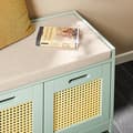 Pikkukuva 7 / 8: Rootz Shoe Storage Bench - Entryway -järjestäjä - kenkäkaappi - pehmustettu istuimen mukavuus - 90x45x35cm