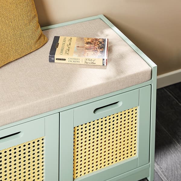 Rootz Shoe Storage Bench - Entryway -järjestäjä - kenkäkaappi - pehmustettu istuimen mukavuus - 90x45x35cm