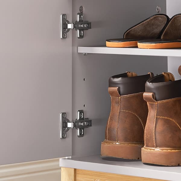 Rootz Storage Bench - Entryway -järjestäjä - kenkäkaappi - Säädettävät hyllyt - Mukava tyyny - 90 x 34 x 47 cm