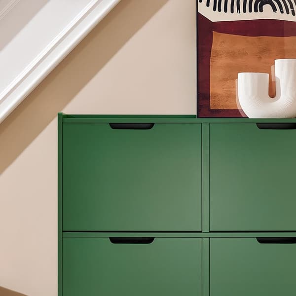 Rootz Shoe Storage -kaappi - kenkäjärjestäjä - kenkäteline - tilaa säästävä muotoilu - 100x90x19cm
