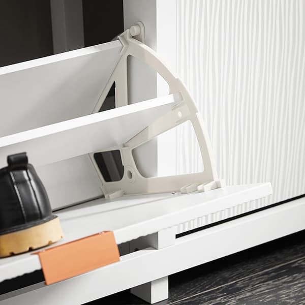 Rootz Shoe Cabinet - Shoe Storage - Footwear Organizer - Moderne design - kun 23 cm dyb - 104x82x23cm