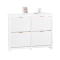 Miniatyrbillede 1 af 7: Rootz Shoe Cabinet - Shoe Storage - Footwear Organizer - Moderne design - kun 23 cm dyb - 104x82x23cm
