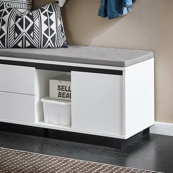 Rootz Shoe Cabinet - Storage Unit - Organizing Solution - Justerbare hylder - 110x42x35cm
