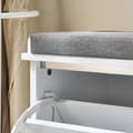 Pikkukuva 8 / 8: Rootz -kenkäkaappi - kenkäjärjestäjä - sisäänkäynnin säilytys - mukavuusistuintyyny - MDF (E1) - 60x49x29cm