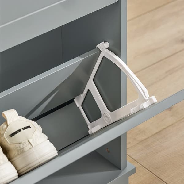 Rootz Shoe Storage Cabinet - Shoe Organizer - Entryway Shoe Rack - Robust vægmonterbar - 76x79x18cm