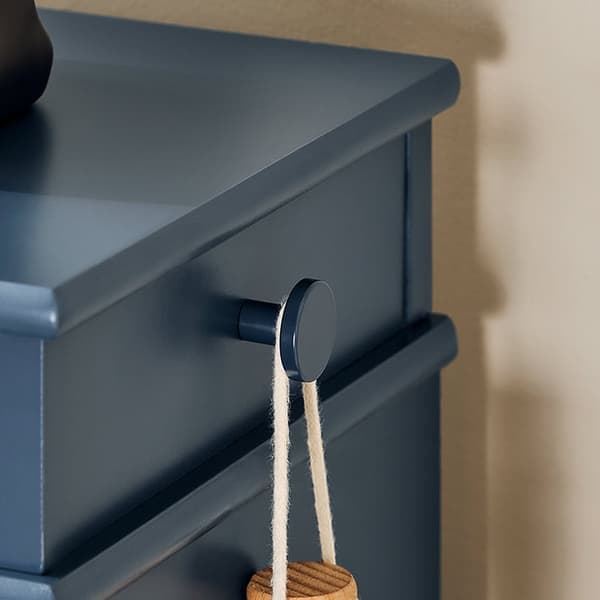 Rootz Shoe Storage Bench - Entryway Organizer - Blue MDF Shoe Cabinet - Inkluderar sittdyna - Rymdbesparande 60x52x24cm