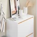 Miniatyrbillede 6 af 7: Rootz Modern Shoe Cabinet - Foldbare rum - Rumbesparende opbevaring - MDF & Bambus - 60x91x34cm