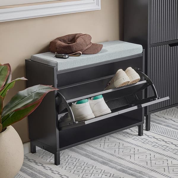 Rootz Shoe Cabinet - Shoe Storage - Entryway Organizer - Rumbesparende design - 60x52x24cm