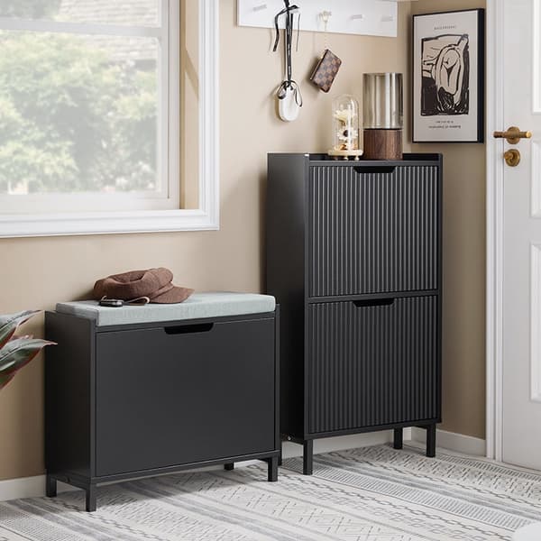 Rootz Shoe Cabinet - Shoe Storage - Entryway Organizer - Rumbesparende design - 60x52x24cm